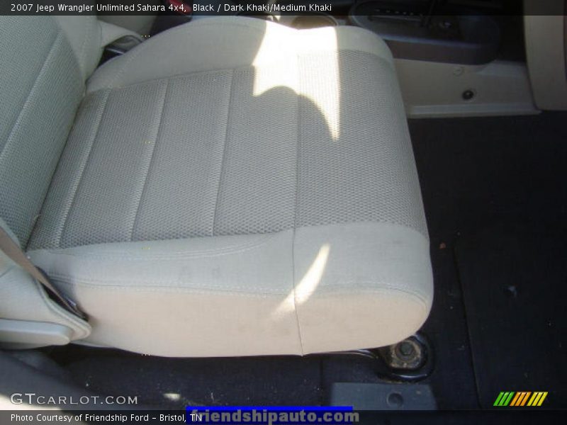 Black / Dark Khaki/Medium Khaki 2007 Jeep Wrangler Unlimited Sahara 4x4