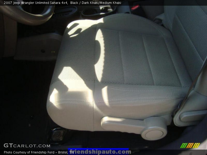 Black / Dark Khaki/Medium Khaki 2007 Jeep Wrangler Unlimited Sahara 4x4