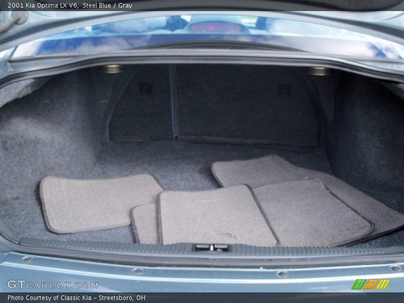 Steel Blue / Gray 2001 Kia Optima LX V6