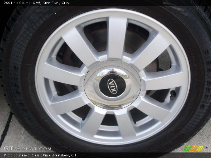 Steel Blue / Gray 2001 Kia Optima LX V6