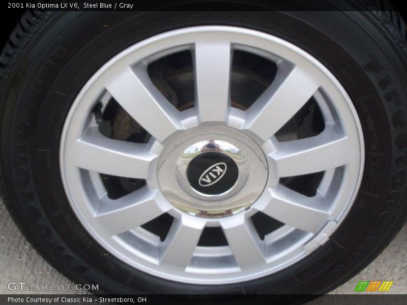 Steel Blue / Gray 2001 Kia Optima LX V6