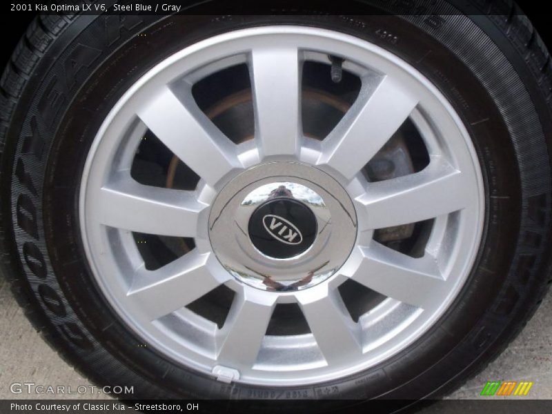 Steel Blue / Gray 2001 Kia Optima LX V6