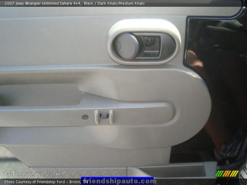 Black / Dark Khaki/Medium Khaki 2007 Jeep Wrangler Unlimited Sahara 4x4