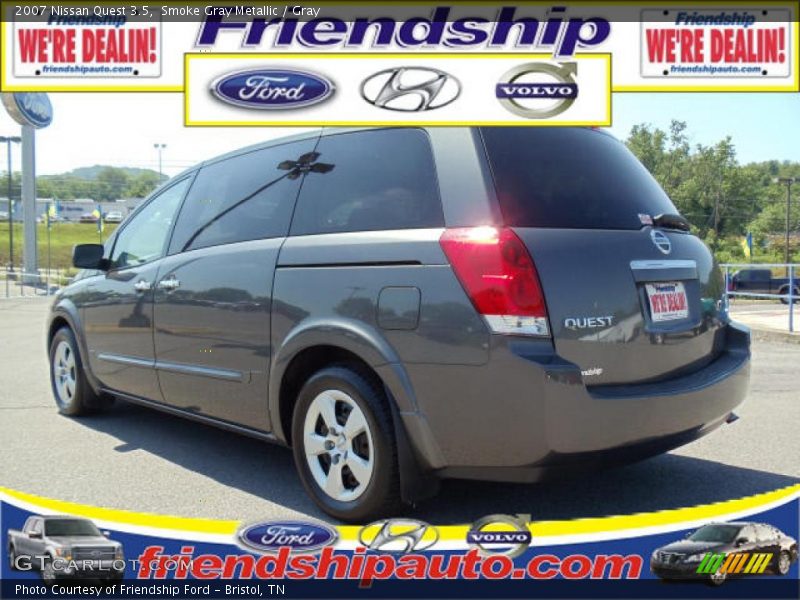 Smoke Gray Metallic / Gray 2007 Nissan Quest 3.5