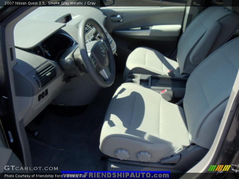 Smoke Gray Metallic / Gray 2007 Nissan Quest 3.5