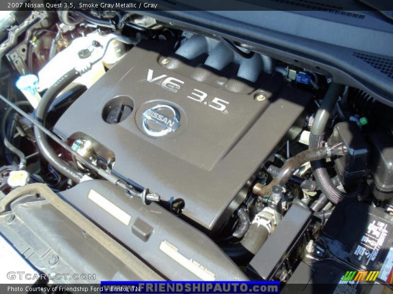 Smoke Gray Metallic / Gray 2007 Nissan Quest 3.5