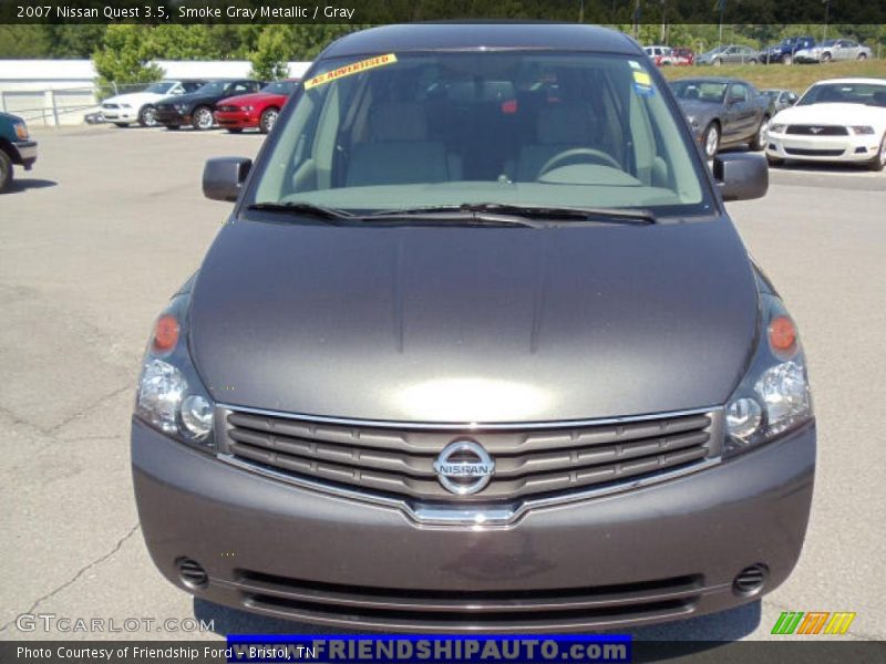 Smoke Gray Metallic / Gray 2007 Nissan Quest 3.5