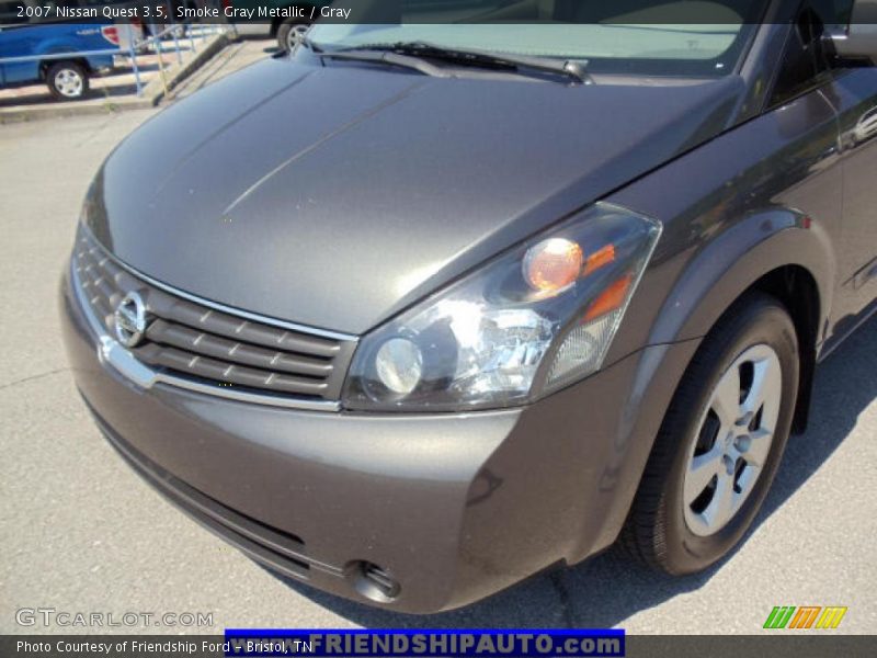Smoke Gray Metallic / Gray 2007 Nissan Quest 3.5