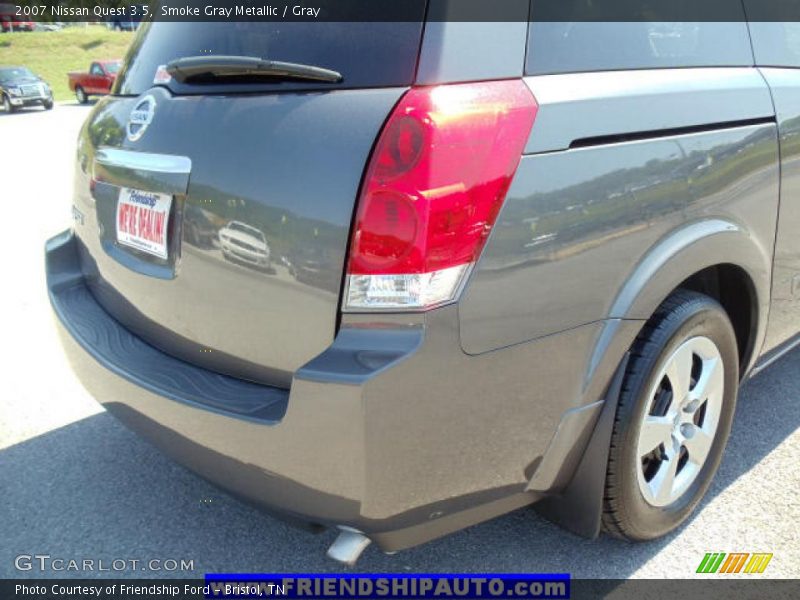 Smoke Gray Metallic / Gray 2007 Nissan Quest 3.5