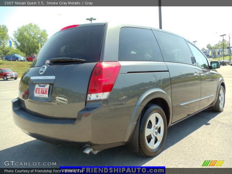 Smoke Gray Metallic / Gray 2007 Nissan Quest 3.5