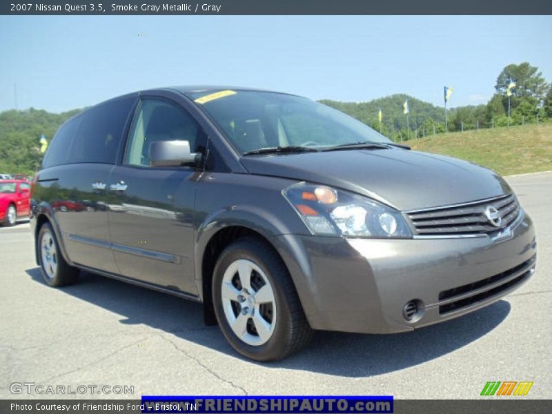 Smoke Gray Metallic / Gray 2007 Nissan Quest 3.5