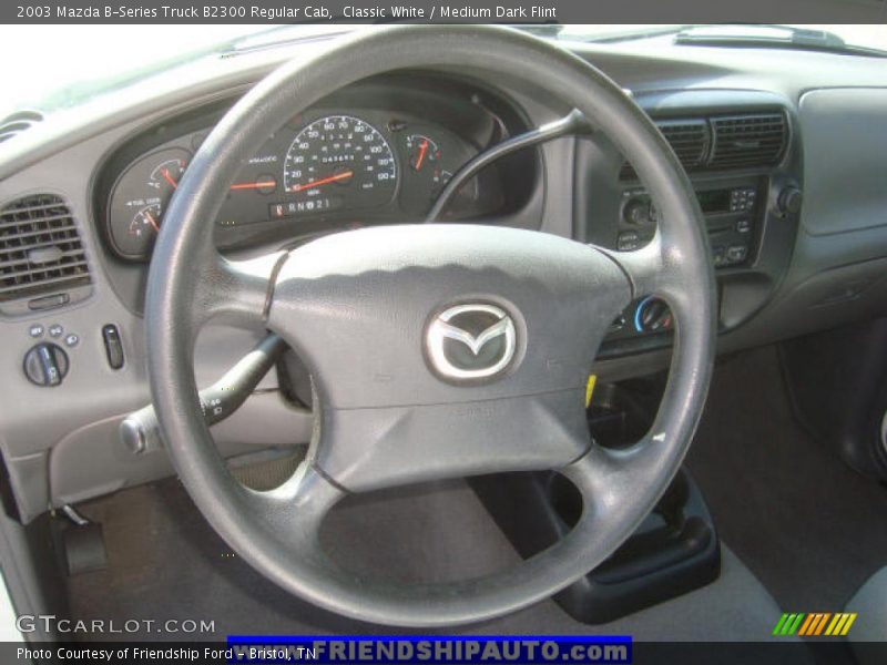 Classic White / Medium Dark Flint 2003 Mazda B-Series Truck B2300 Regular Cab