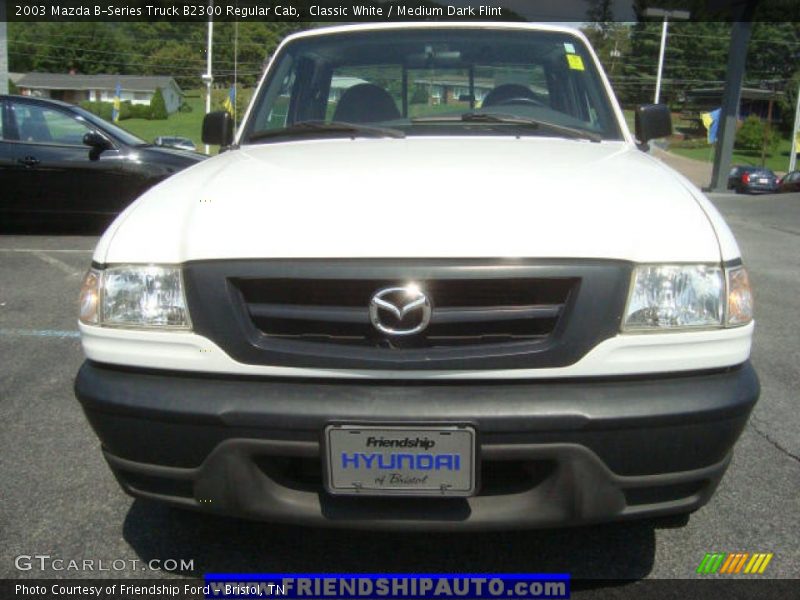 Classic White / Medium Dark Flint 2003 Mazda B-Series Truck B2300 Regular Cab