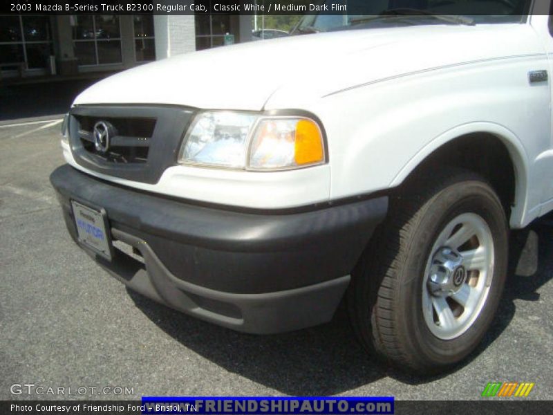 Classic White / Medium Dark Flint 2003 Mazda B-Series Truck B2300 Regular Cab