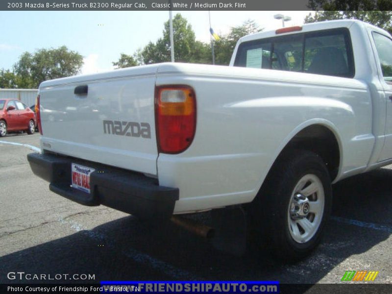 Classic White / Medium Dark Flint 2003 Mazda B-Series Truck B2300 Regular Cab