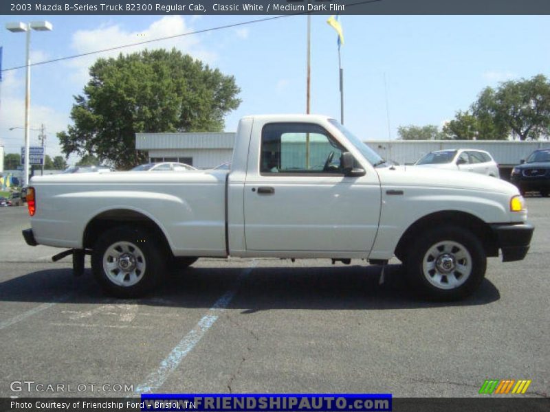 Classic White / Medium Dark Flint 2003 Mazda B-Series Truck B2300 Regular Cab