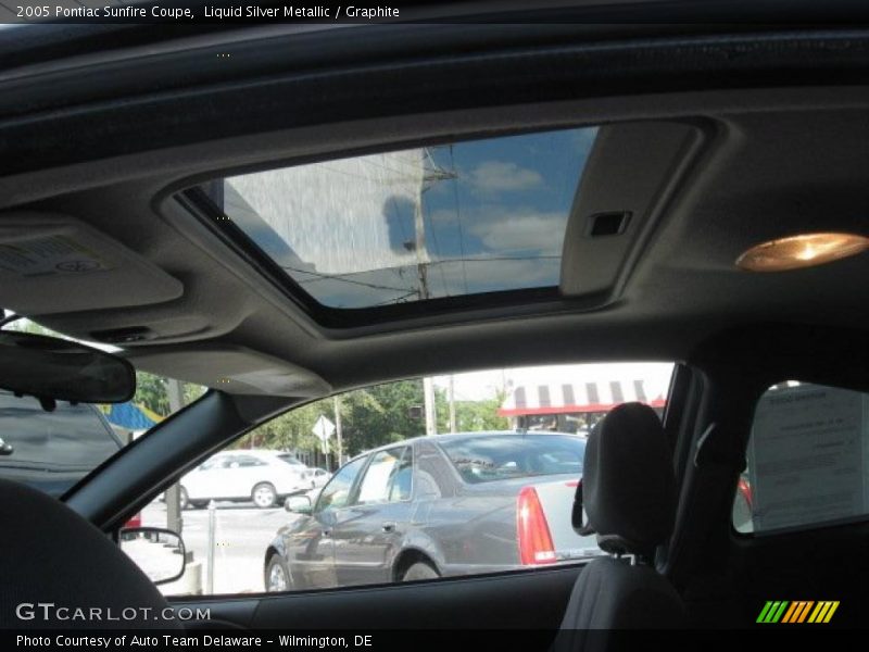 Liquid Silver Metallic / Graphite 2005 Pontiac Sunfire Coupe