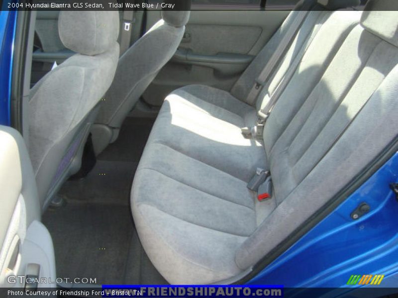 Tidal Wave Blue / Gray 2004 Hyundai Elantra GLS Sedan