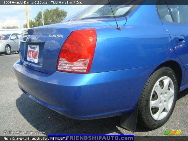 Tidal Wave Blue / Gray 2004 Hyundai Elantra GLS Sedan