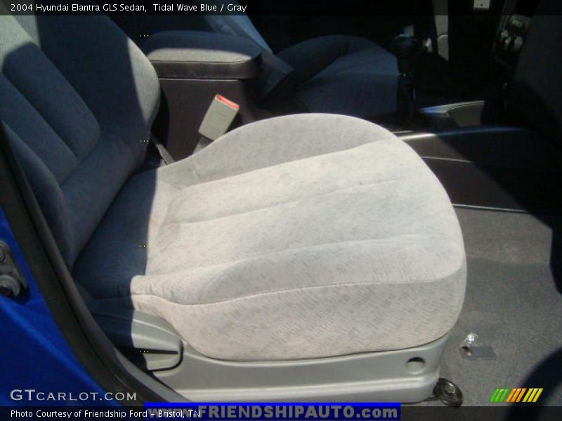 Tidal Wave Blue / Gray 2004 Hyundai Elantra GLS Sedan