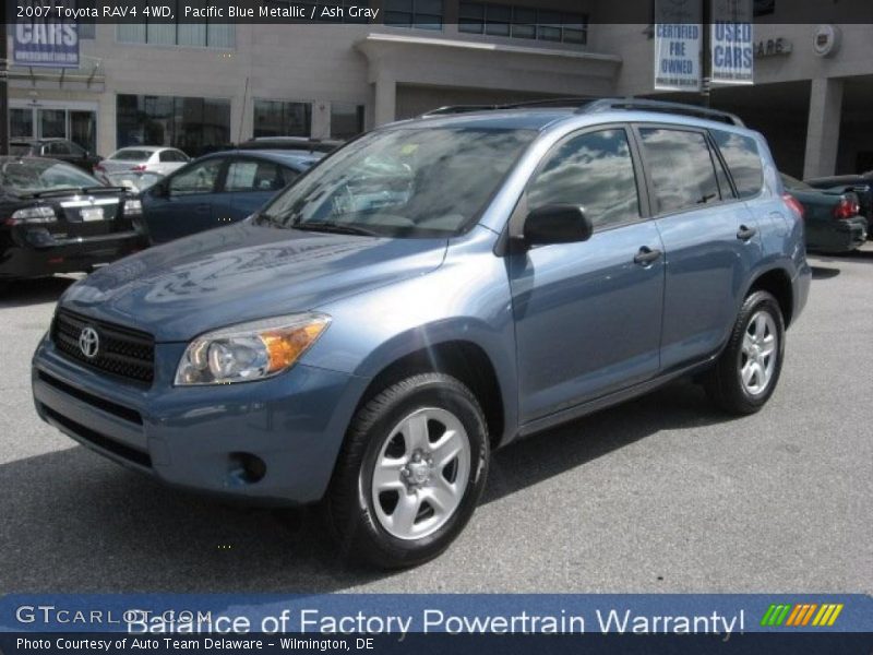 Pacific Blue Metallic / Ash Gray 2007 Toyota RAV4 4WD