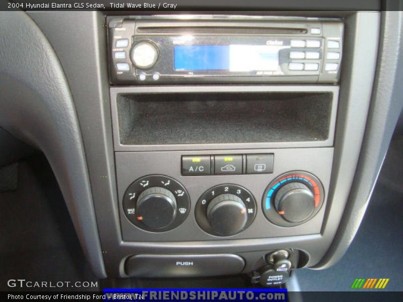 Tidal Wave Blue / Gray 2004 Hyundai Elantra GLS Sedan