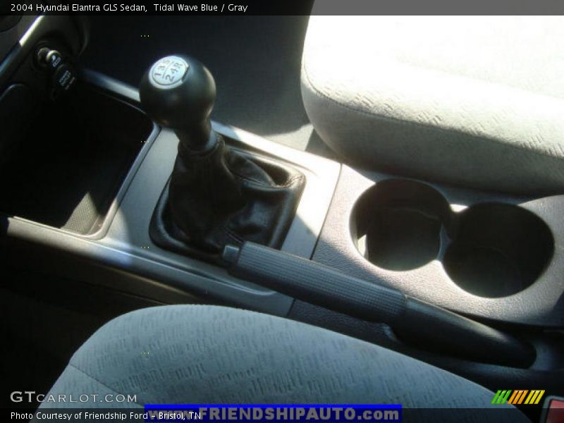Tidal Wave Blue / Gray 2004 Hyundai Elantra GLS Sedan