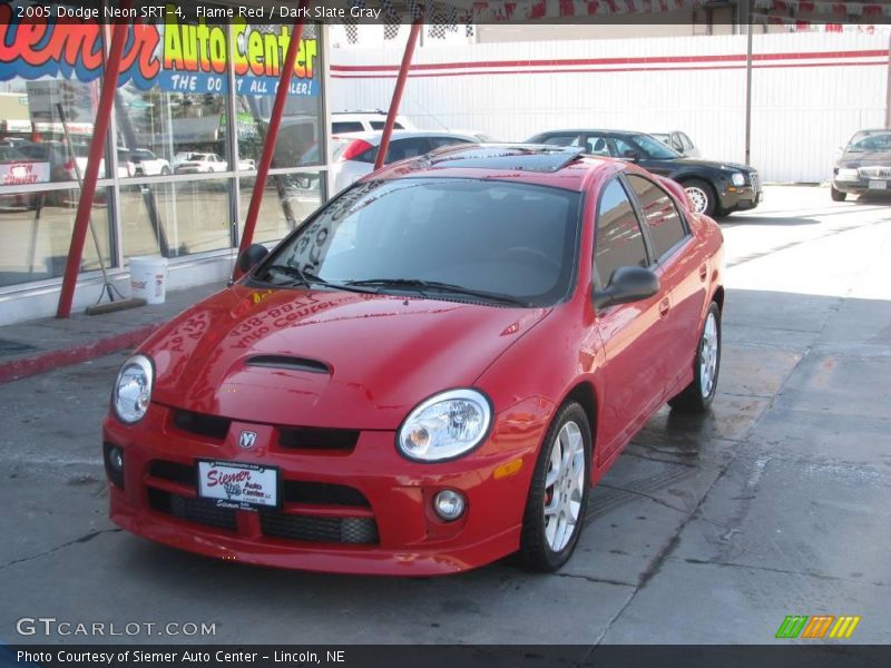 Flame Red / Dark Slate Gray 2005 Dodge Neon SRT-4