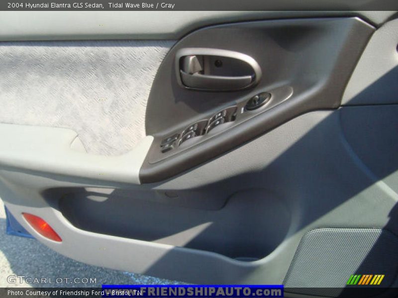 Tidal Wave Blue / Gray 2004 Hyundai Elantra GLS Sedan