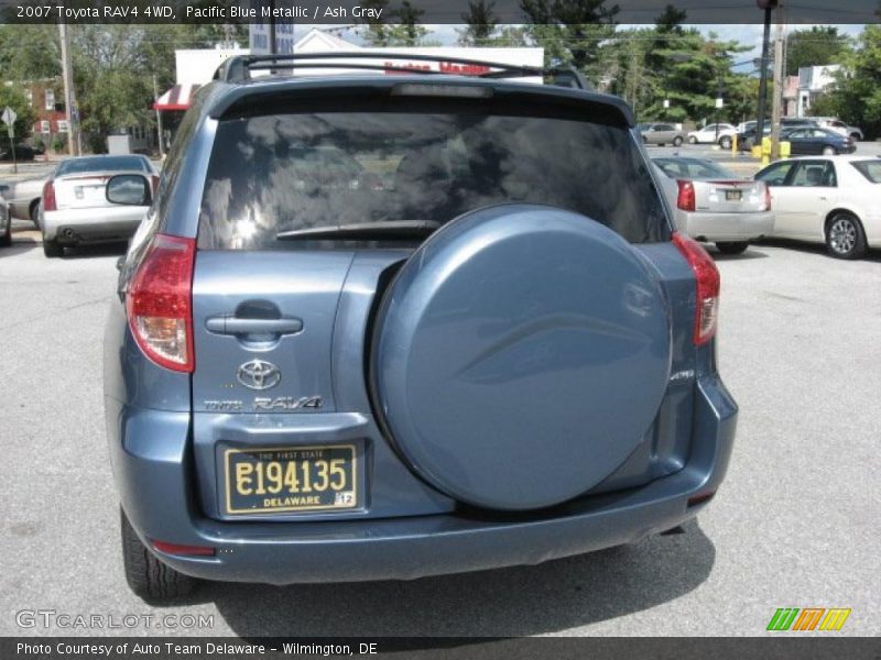 Pacific Blue Metallic / Ash Gray 2007 Toyota RAV4 4WD