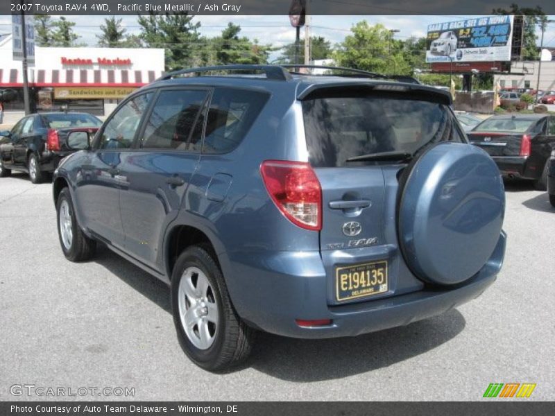 Pacific Blue Metallic / Ash Gray 2007 Toyota RAV4 4WD