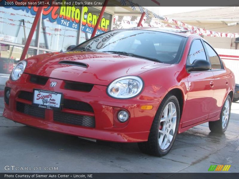 Flame Red / Dark Slate Gray 2005 Dodge Neon SRT-4