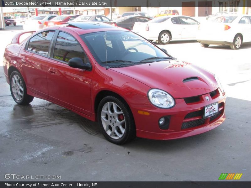 Flame Red / Dark Slate Gray 2005 Dodge Neon SRT-4