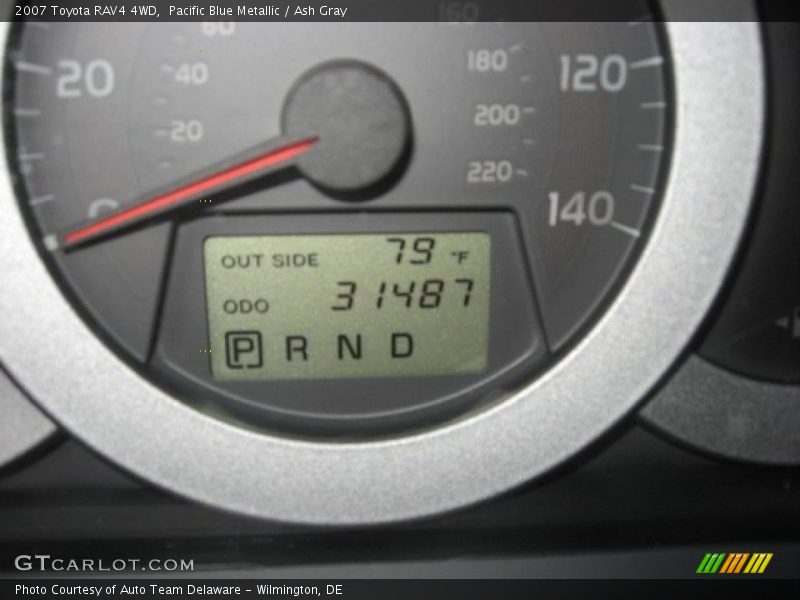 Pacific Blue Metallic / Ash Gray 2007 Toyota RAV4 4WD