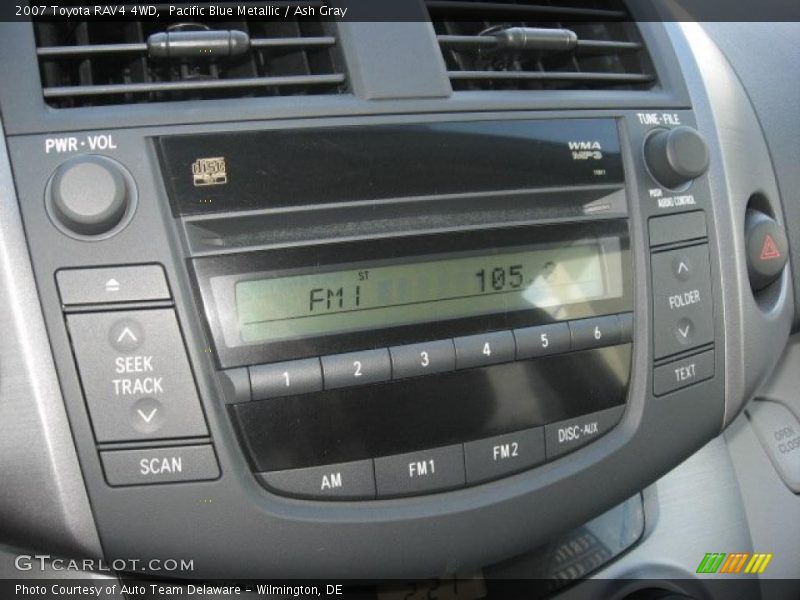 Pacific Blue Metallic / Ash Gray 2007 Toyota RAV4 4WD