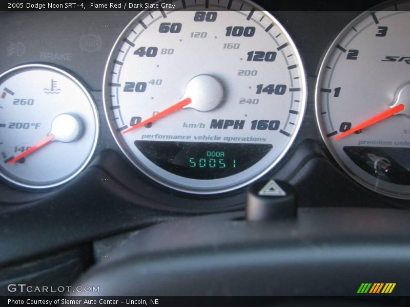Flame Red / Dark Slate Gray 2005 Dodge Neon SRT-4