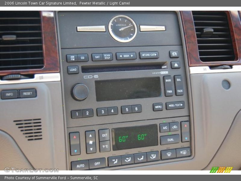 Pewter Metallic / Light Camel 2006 Lincoln Town Car Signature Limited