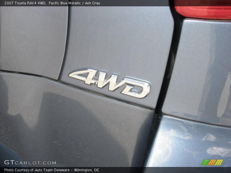 Pacific Blue Metallic / Ash Gray 2007 Toyota RAV4 4WD