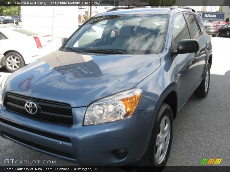 Pacific Blue Metallic / Ash Gray 2007 Toyota RAV4 4WD
