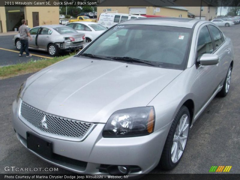 Quick Silver / Black Sport 2011 Mitsubishi Galant SE