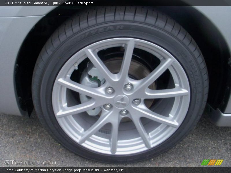 Quick Silver / Black Sport 2011 Mitsubishi Galant SE