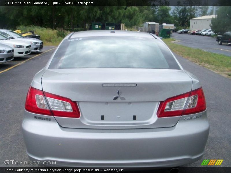 Quick Silver / Black Sport 2011 Mitsubishi Galant SE