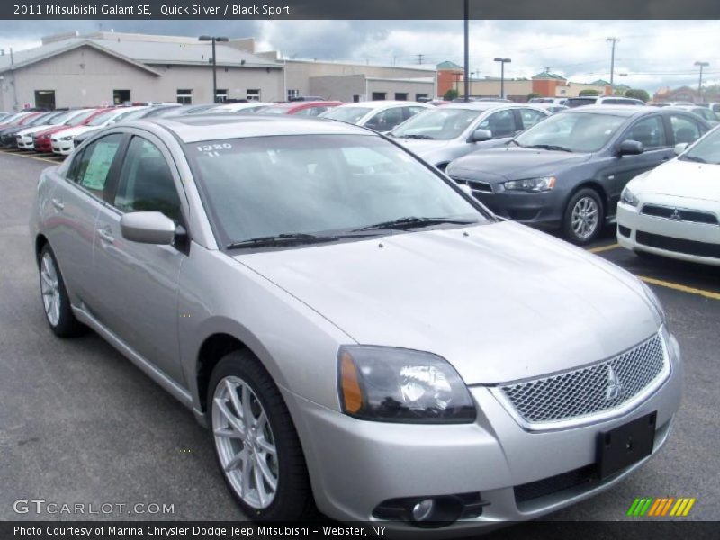 Quick Silver / Black Sport 2011 Mitsubishi Galant SE