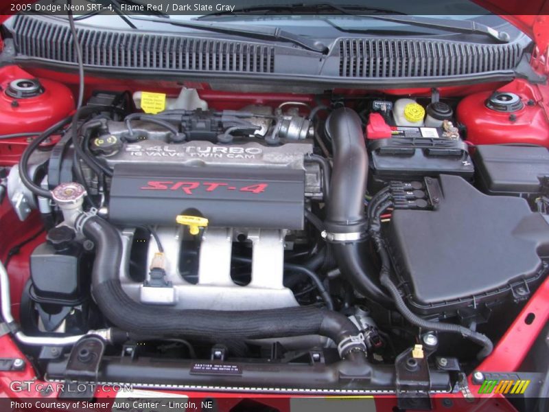 Flame Red / Dark Slate Gray 2005 Dodge Neon SRT-4