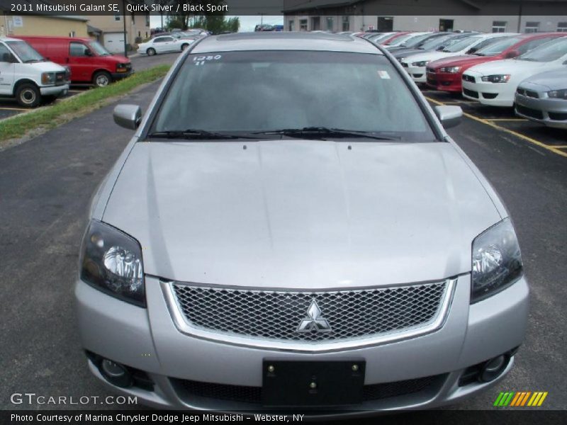 Quick Silver / Black Sport 2011 Mitsubishi Galant SE