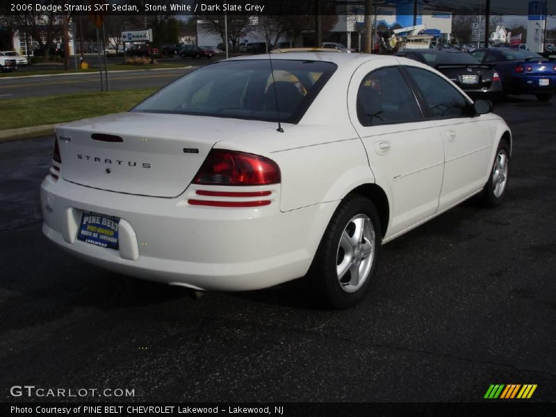 Stone White / Dark Slate Grey 2006 Dodge Stratus SXT Sedan