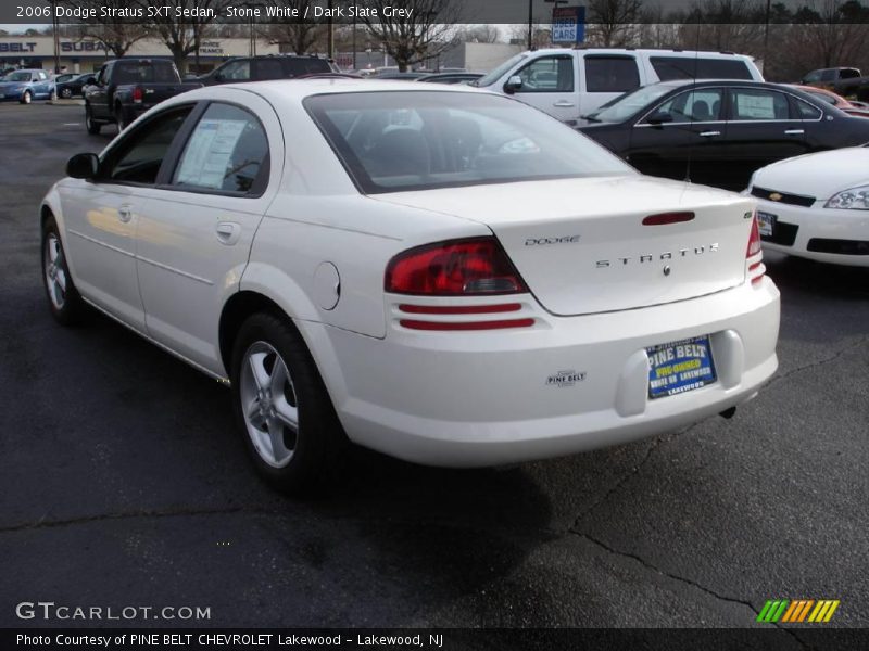 Stone White / Dark Slate Grey 2006 Dodge Stratus SXT Sedan