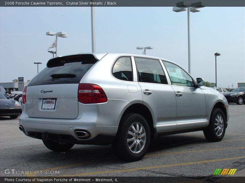 Crystal Silver Metallic / Black 2008 Porsche Cayenne Tiptronic