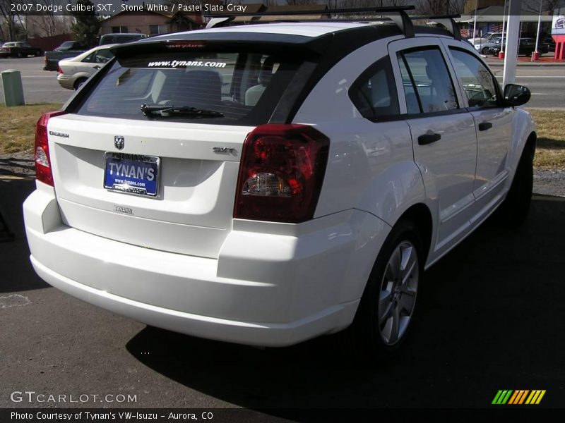 Stone White / Pastel Slate Gray 2007 Dodge Caliber SXT