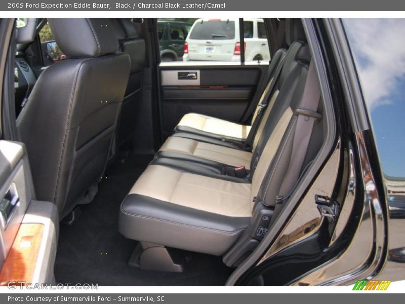 Black / Charcoal Black Leather/Camel 2009 Ford Expedition Eddie Bauer